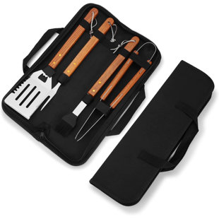 Ensemble d'outils de barbecue 4 pièces