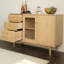 Vitrine en bois minimaliste