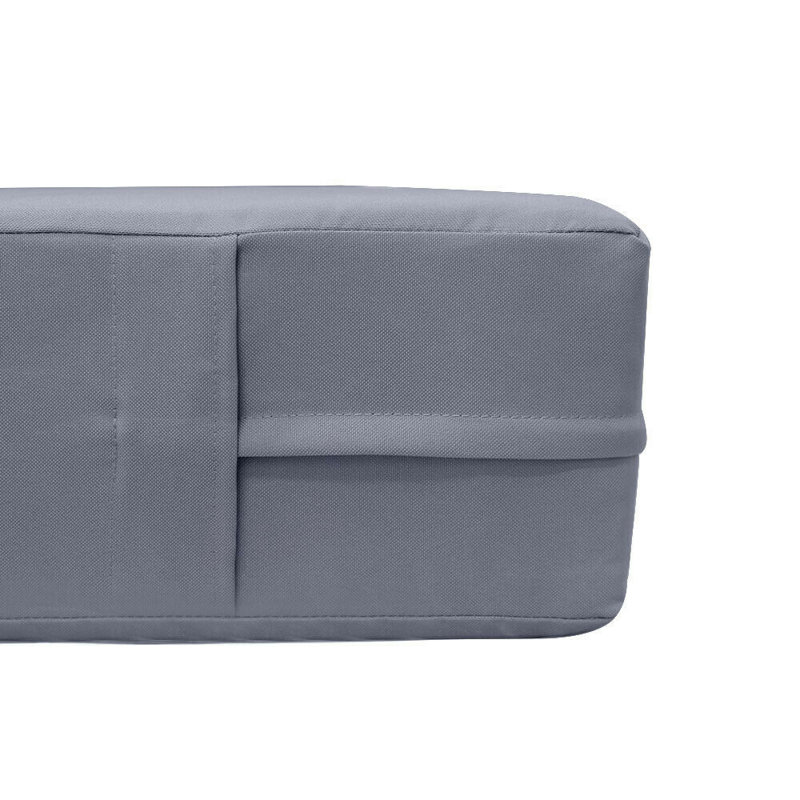 Coussin de siège d'extérieur, Gris