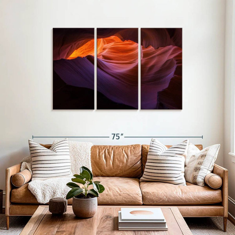 Alvord Antelope Canyon, Arizona, H 36 po x l 57 po