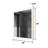 Edlun Bathroom Framed LED Mirror Anti-Fog With Dimmable Light Touch Sensor And Memory Function-1130875748-1130875761