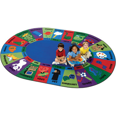 Premium Tufted Blue/Red Area Rug