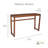 Hemsworth Mango Wood Console Table – Entryway Table, Sofa Table, Accent Furniture for Living Room, Hallway, Bedroom