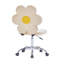 Fauteuil de coiffeuse pivotant avec roues et mousse de polyuréthane confortable Impressions Vanity Daisy, dossier Daisy Flower-111355756-111355758
