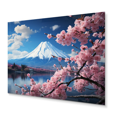 Asian Art Majestic Mont Fuji V - Asian Print on Metal