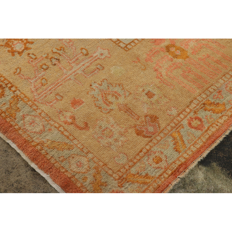 Antique One-of-a-Kind 11'6x12'7 Hand Knotted Area Rug