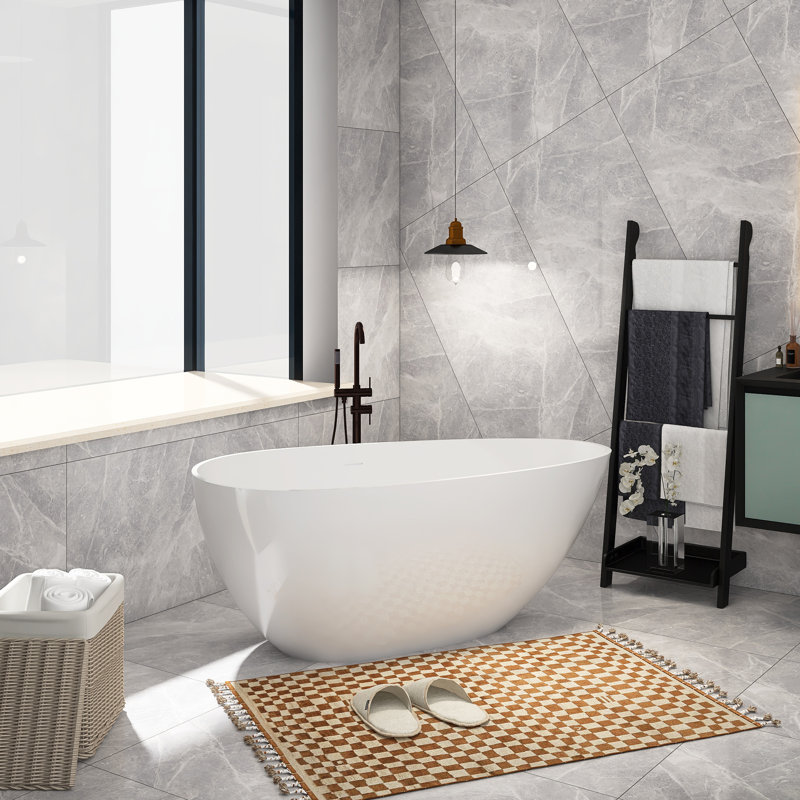 61'' x 30.7'' Soaking Acrylic Bathtub