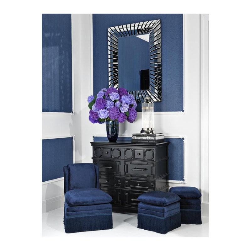 Granduca Wall Mirror, Silver