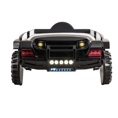 Randy SUV Twin Bed With Lights And Sound Effects, Faux Leather