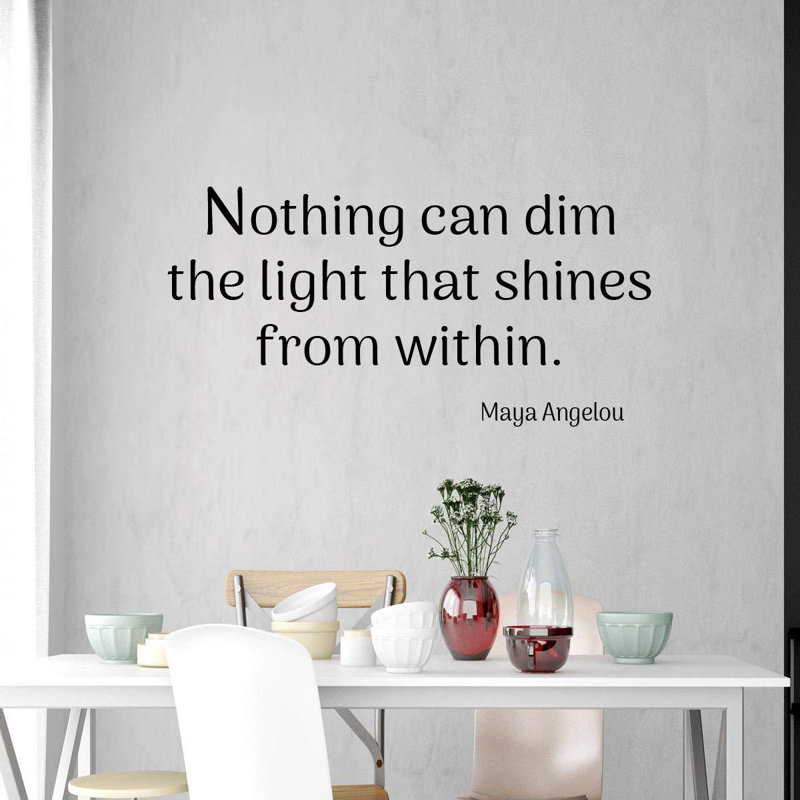 Text & Numbers Wall Decal, 14" H x 30" W