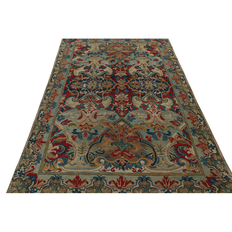 Hand Knotted Wool Area Rug