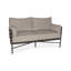 Lancaster - 61'' Aluminum Outdoor Loveseat with Sunbrella Cushions-1434769777