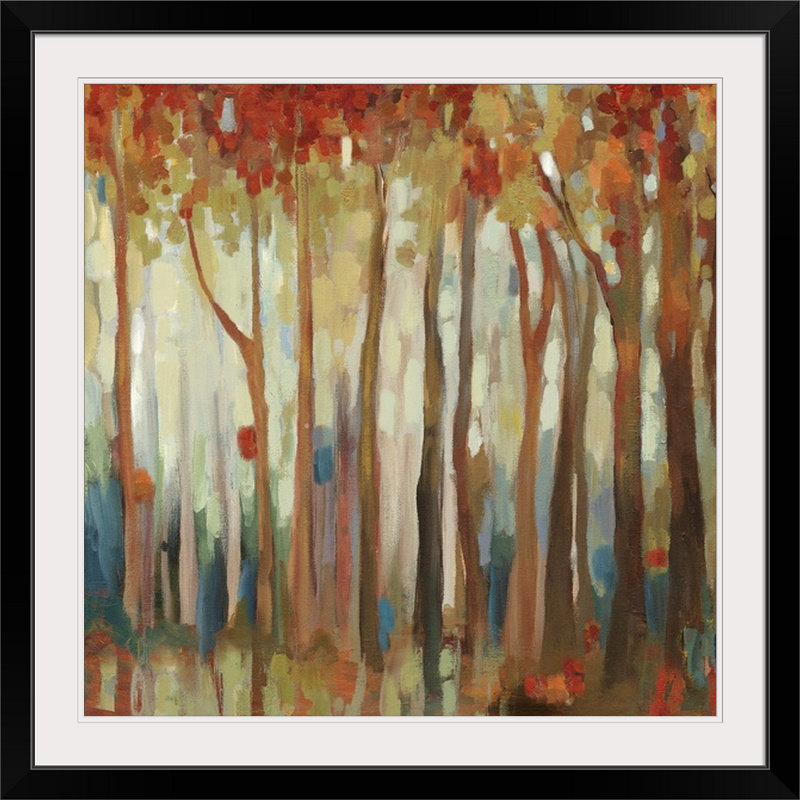 «Anjelo Marble Forest II» par Allison Pearce, reproduction d'art, H 24 po x l 24 po x P 1,5 po, Toile