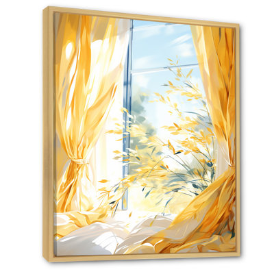 «Harvest Gaze Farm Windows II - Farmhouse Windows», art mural