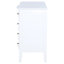 Commode 10 tiroirs Aakas - blanc