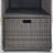 Outsunny Valet Pool Towel Rack, Waterproof PE Plastic Rattan Wicker Storage Organizer, Indoor Outdoor Spa, And Hot Tub Accessory Storage, 2 Shelves, 1 Basket Drawer-123216877