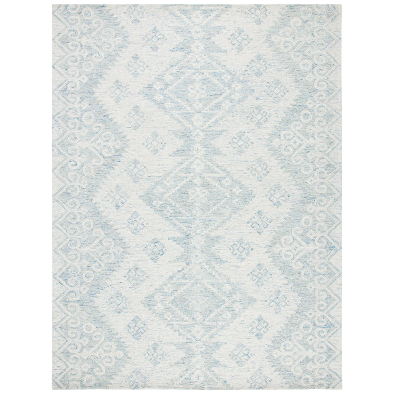 Rehoboth Hand Tufted Indian Wool Southwestern Rug, Rectangle 8' x 10'