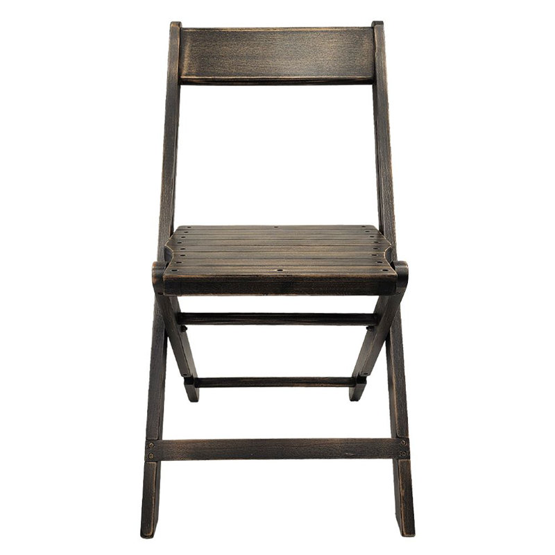 Chaise pliante en bois, Noyer foncé