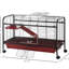 Cage de furet de 41 po avec la mangeoire, les roues, la plateforme et la rampe L 41,5 po pour petits lapins, furets - rampe, plateforme, roues stables