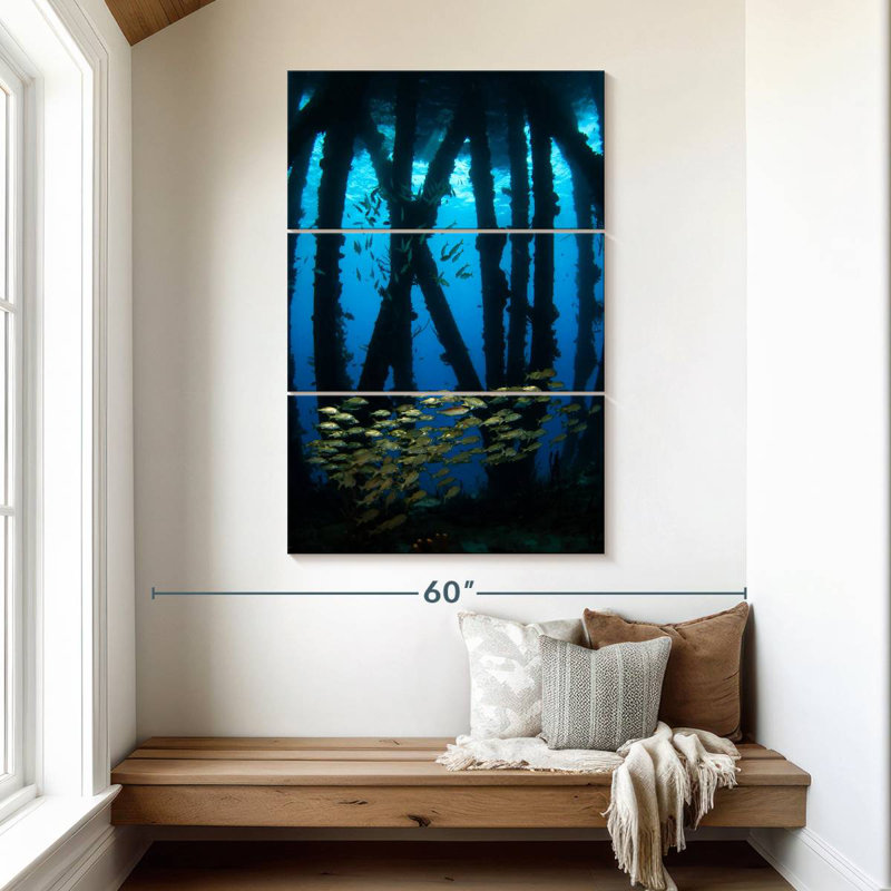 Aletra Salt Pier Underwater, 50" H x 32" W