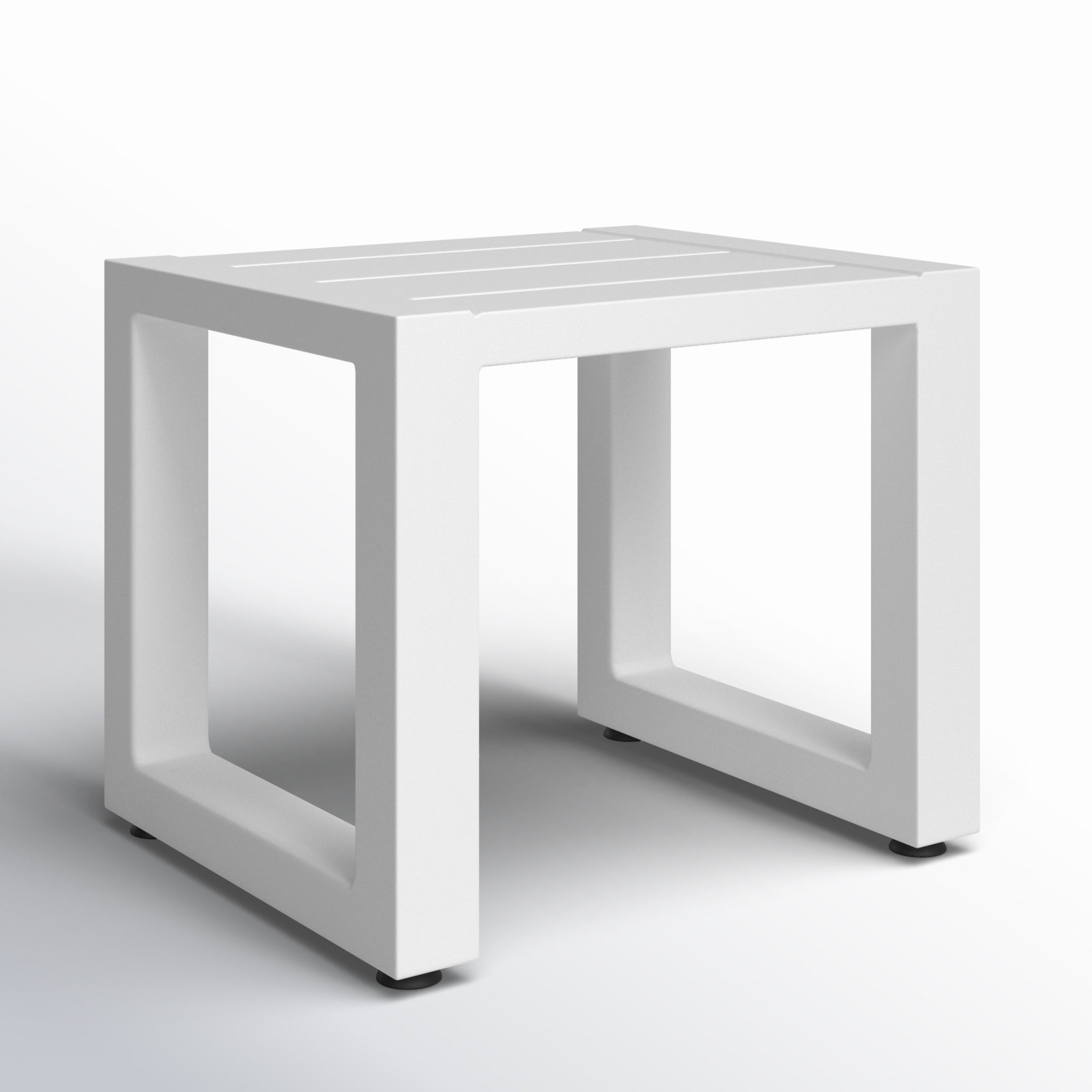 Camela 20.28'' Aluminum Outdoor Side Table