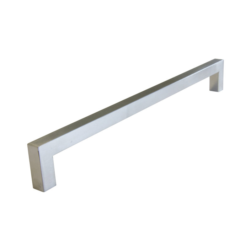 Poignée barre Edge, Acier inoxydable brossé, 7 9/16"