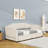 2 Drawers Upholstered Twin XL Daybed with Twin Trundle and LED Lighting-2134049889