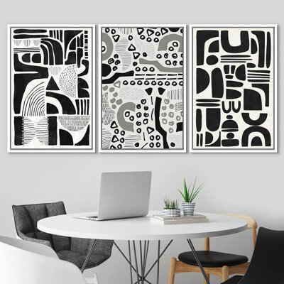 Mid Century Shape 3 - Pieces