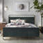 Grand lit plateforme tapissier Taneytown-1019802559