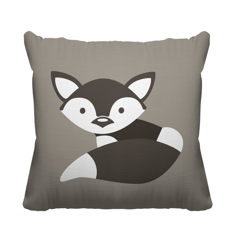 Coussin , Truite, H 15 po x l 15 po, Carré