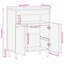 Solid Wood Standard Accent Cabinet