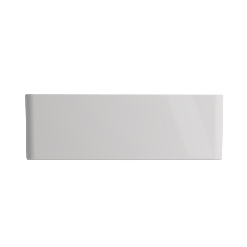 30'' L Fireclay Kitchen Sink, Glossy White