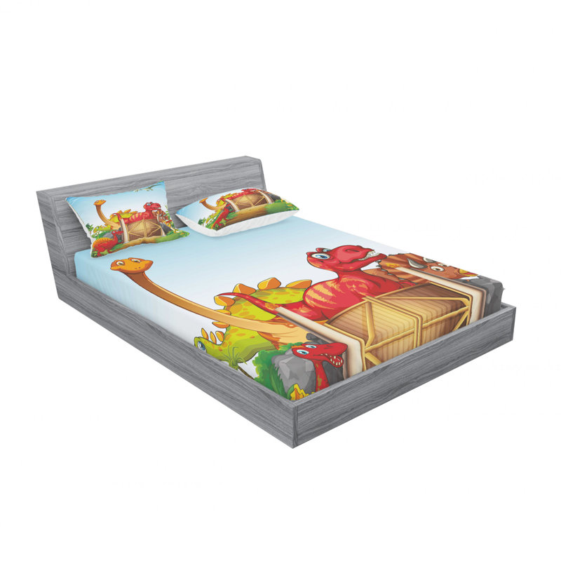 Microfiber Sheet Set, Queen Sheet Set with Fitted Sheet