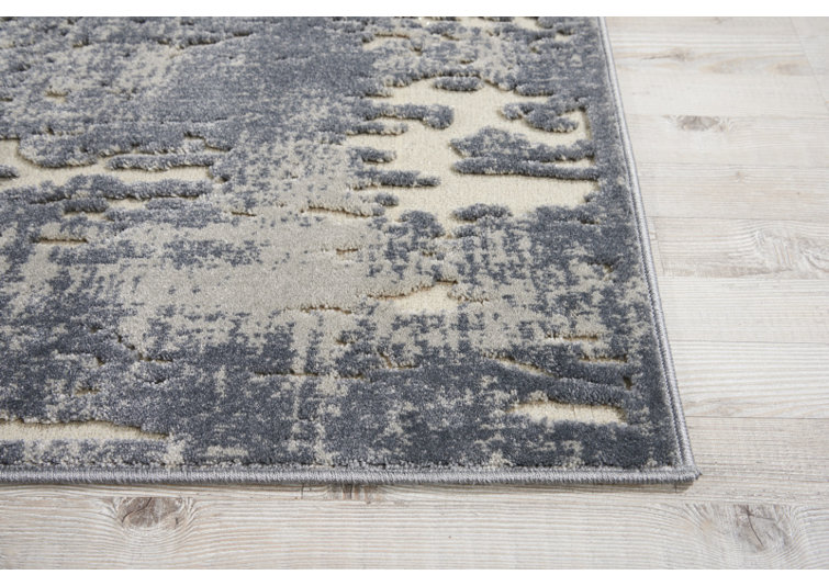 Gleam Area Rug in Slate Gray/Ivory