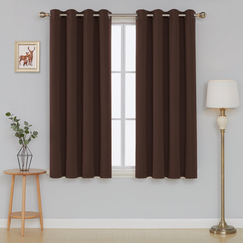 Cabrera Blackout Curtain Pair, Width 140 x Drop 138 cm, Pink