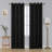 Deconovo Silver Diamond Pattern Curtain Pair-78279278-78279290