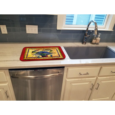 Tapis de séchage crabe