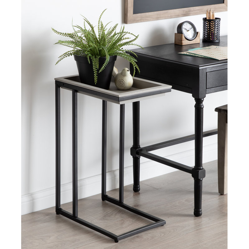 Ironton Tray Top End Table, Grey