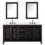Meuble-lavabo double 72 po avec plateau en quartz et miroir Daria-100481647-100481652-100501938