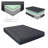 8" Queen Size Gel-Infused Memory Foam Hybrid Mattress, Dark Gray, Firm Comfort, Mattress in a Box-1693826004