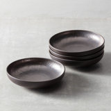 Fortessa Nivo Stoneware, 10.25" Dinner Bowl (Set of 4), Mettalic
