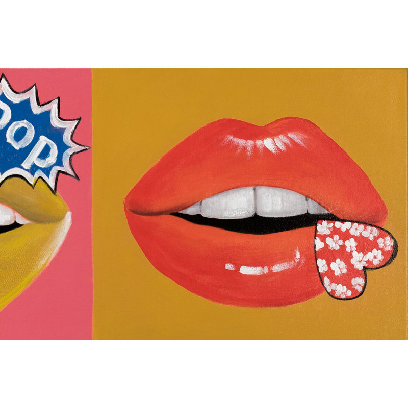 Acrylic Painting Hand Painted In Awe Of Pop Art