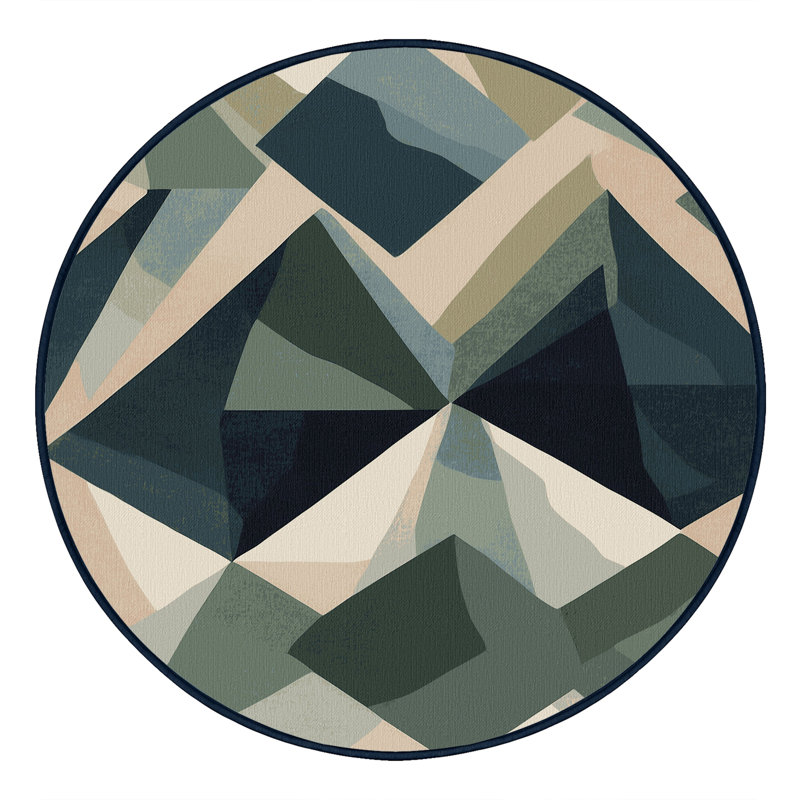 Lunar Whispers Rug, Round 3'