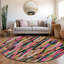Tapis rose intérieur / extérieur lavable à la machine Chayil ACN1079-109487085