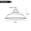 Harshaw 16cm H Metal Bowl Pendant Shade ( Uno )-1477857565