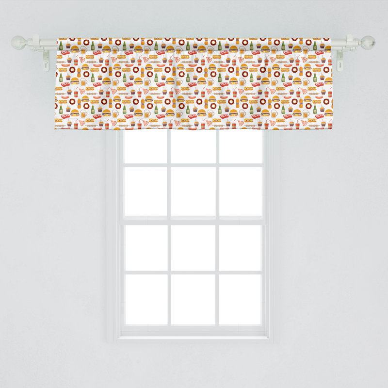 Multicolore motif cantonnière Ambesonne, L 54 po x L 12 po