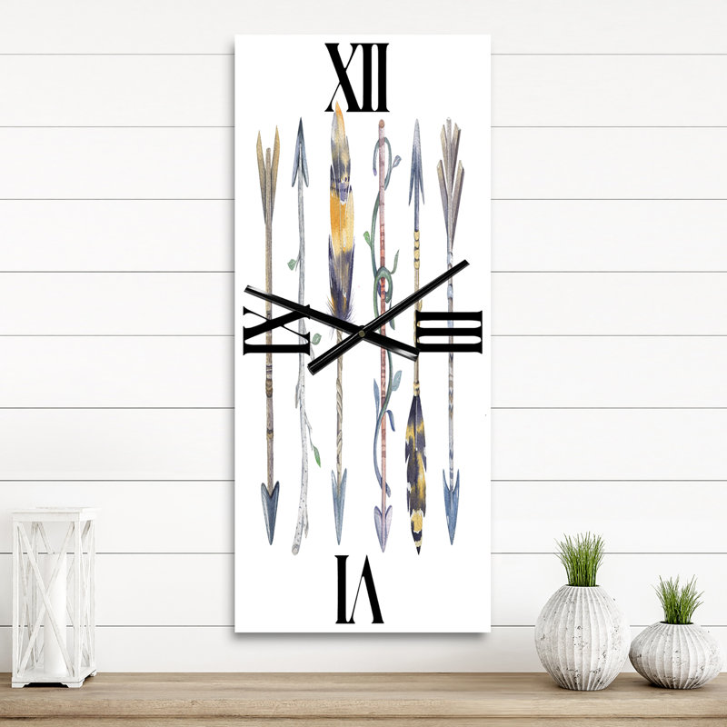 Horloge murale Ethnics Arrows, Grand