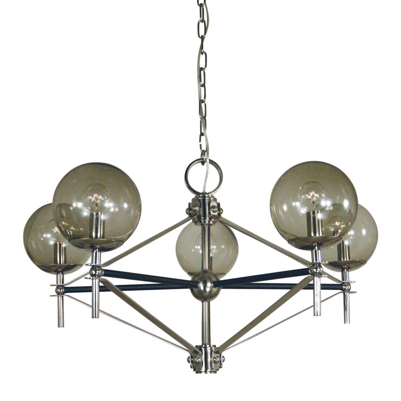 Camarato 5 - Light Wagon Wheel Chandelier
