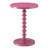 Purple Accent Table With Pedestal Base