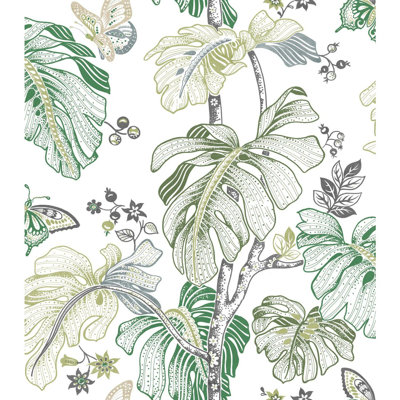 Lessman Peel & Stick Floral Roll